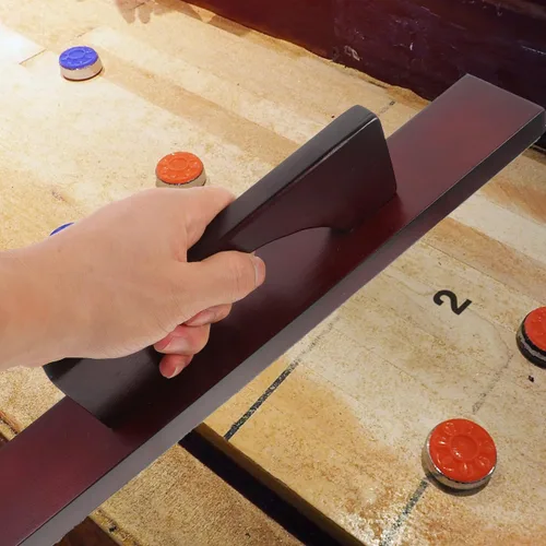Vista 6 de WOONEKY Shuffleboard Cepillo de limpieza de mesa Shuffleboard Pucks Cepillo de mantenimiento Herramienta de tejo Suministros de tejo