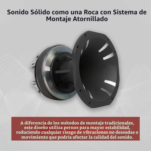 Vista 6 de Rockville HT151 3" 450W coche/Pro Aluminio cuerno Titanium Tweeter, bobina