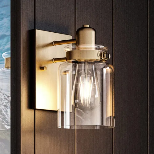 Vista 10 de Urban Ambiance Lámpara de tocador de baño moderna de lujo, tamaño grande: 8.625 pulgadas de alto x 30.25 pulgadas de ancho, con elementos
