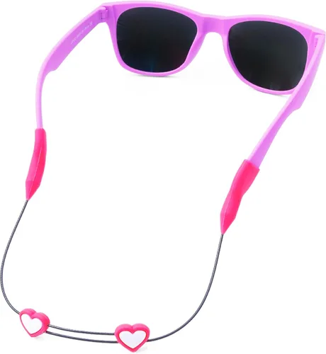 Vista 8 de Pilotfish Correa para lentes de sol para niños, soporte ajustable para lentes de sol sin cola para niños y niñas