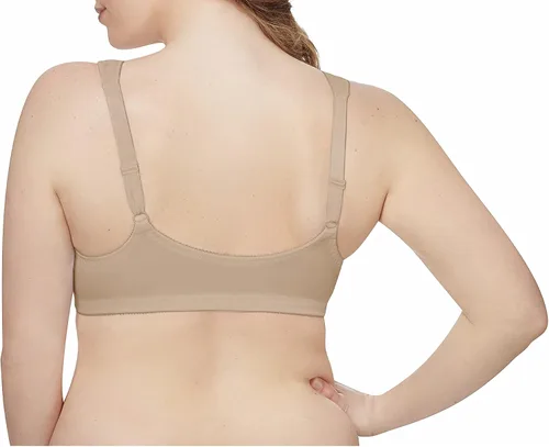 Vista 2 de Just My Size Sujetador sin alambres fácil de poner para mujer MJ1107, Negro