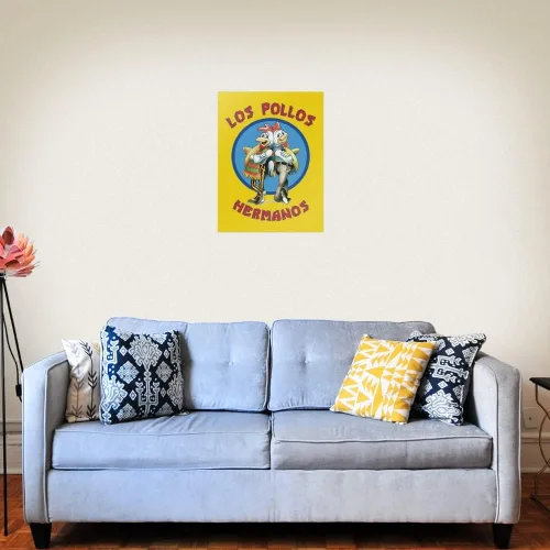 Vista 2 de GRAPHICS & MORE Breaking Bad Los Pollos Hermanos - Póster de pared para decoración del hogar
