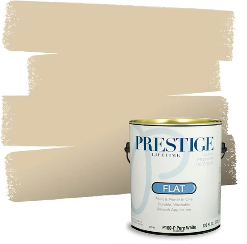 Vista 132 de Pintura 2 en 1, para primera mano y para exterior, de Prestige Paints, E100-P-871BM