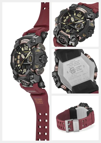 Vista 5 de Casio G-Shock GWG-B1000-1A4JF Maestro de la serie G MUDMASTER Modelo insignia Triple Sensor Japón Importación Nuevo, Reloj