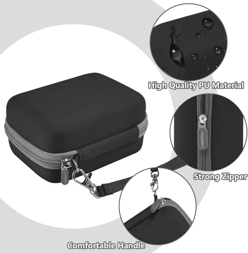 Vista 4 de Leayjeen Funda para cámara digital compatible con KODAK FZ55 FZ45 44MP 1080P Point & Shoot, funda protectora dura portátil para adolescentes y Negro
