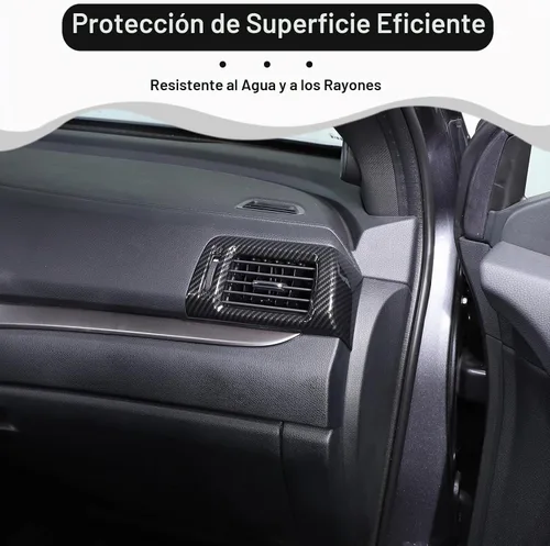 Vista 3 de 2 piezas de marco de ventilación lateral para Honda Pilot 2016-2022/ Ridgeline 2017-2024/ Passport 2019-2024, accesorios de cubierta de salida