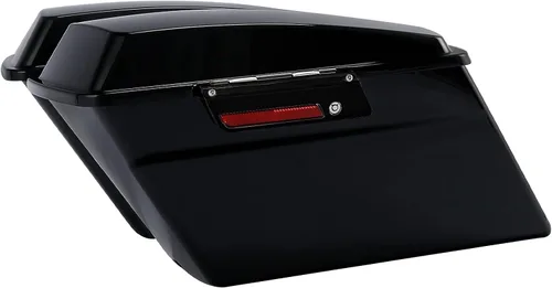 Vista 2 de Alforjas rígidas TCMT con maletero y llaves de cierre para Harley Touring Road King Road Street Glide Ultra Classic FLHT FLHR FLHX 1994-2013
