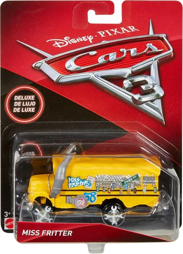 Vista 6 de Vehículo de lujo Miss Fritter moldeado a presión Disney Pixar Cars 3