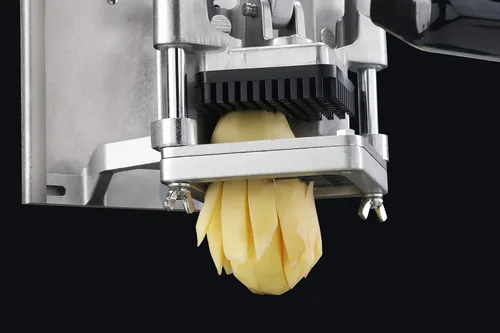 Vista 8 de New Star Foodservice 1028959 Cuchilla de repuesto para cortador de papas fritas 1028935 New Star Foodservice montado en la pared de 1/2 pulgada