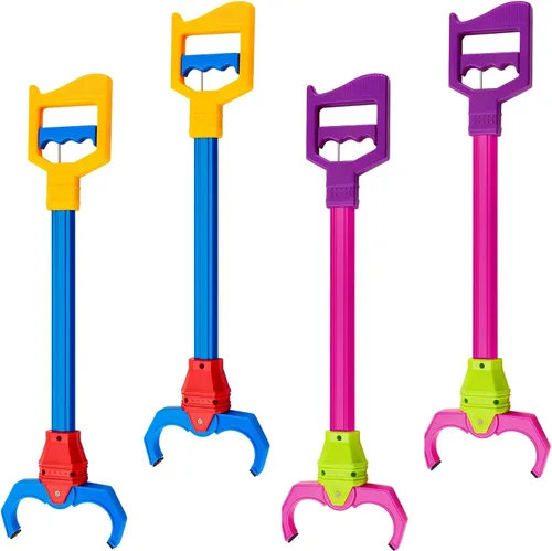 Vista 10 de Lewtemi - Juguete interactivo de garra para niños, 4 piezas, 18 pulgadas, multicolor
