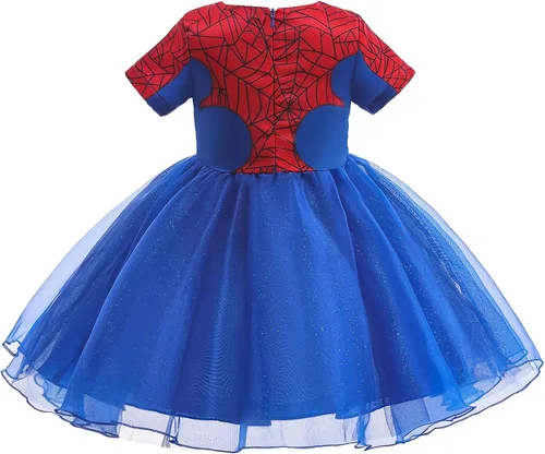 Vista 3 de Hellet Girls Dress Up Superhero Sets & Slap Bracelets for Kids Costumes Halloween Birthday Gifts Party