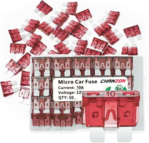 Vista 13 de Chanzon Fusible de cuchilla ATC con certificación UL de 10 piezas (estándar ATO APR) 2A golpe rápido Auto Fuses Fast Blow for Automotive Car RV