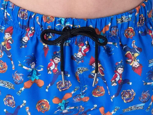 Vista 3 de Beyblade Burst - Traje de baño con estampado de personajes, Azul