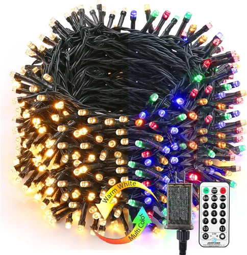 Vista 14 de Brizled Luces de Navidad inteligentes, 66 pies, 200 luces LED que cambian de color, aplicación y control de voz, luces de árbol de Navidad