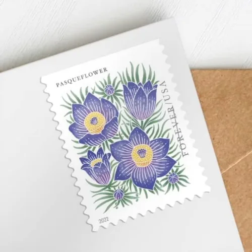 Vista 7 de Sellos postales Mountain Flora Flower US First Class Forever - Celebran la belleza, perfectos para bodas (1 bobina/rollo de 100)