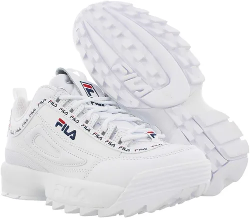 Vista 2 de Fila Niños Disruptor Ii Repeat Zapatos BlancoAzul MarinoRojo 5, Azul marino, rojo.