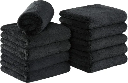 Vista 3 de Arkwright Toallas de microfibra de vellón coral a granel, caja de 60 unidades, resistentes al blanqueador, juego de toallas absorbentes para secado