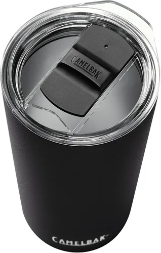 Vista 5 de CamelBak Horizon - Vaso de 20 onzas con tapa Tri-Mode - Acero inoxidable aislado - Negro