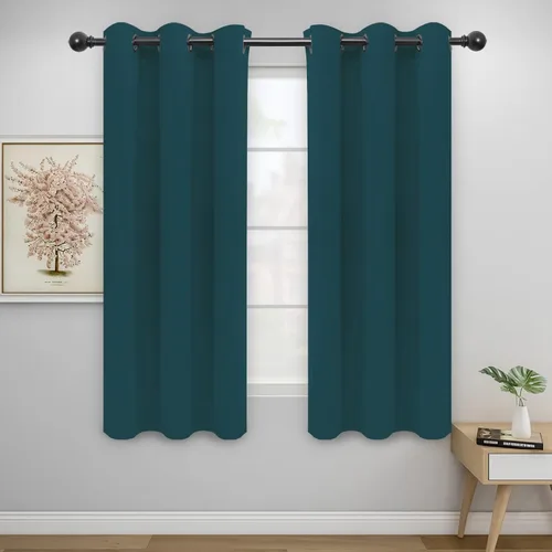 Vista 67 de Easy-Going - Cortinas opacas para dormitorio, aislamiento térmico sólido con ojales, cortinas de ventana para reducción de ruido, cortinas