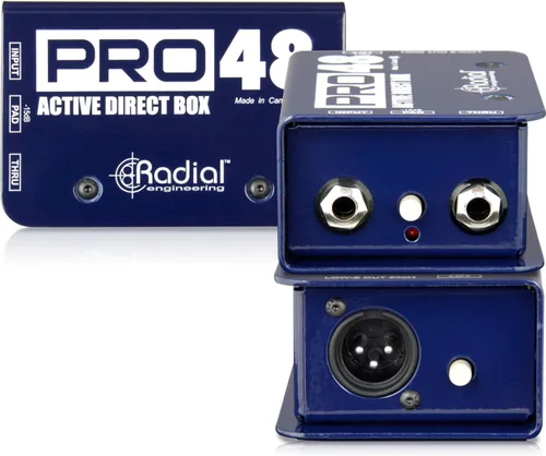 Vista 4 de Radial Pro48 Active 48-Volt Caja directa compacta