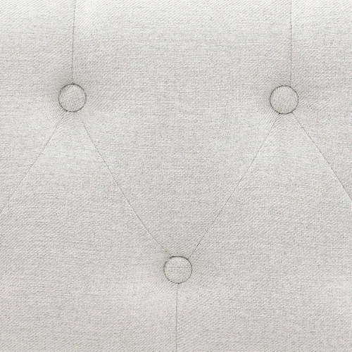 Vista 9 de Linuque - Sofá cama tapizado de tamaño matrimonial con 2 cajones de almacenamiento, marco de sofá cama de madera maciza con respaldo copetudo