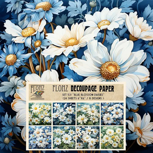 Vista 3 de Decoupage - Paquete de papel (24 hojas de 6 x 6 pulgadas) Secret Garden # Papel de patrón de estilo vintage para decoupage, manualidades y álbumes