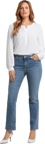 Vista 2 de NYDJ Barbara - Pantalones de mezclilla para mujer con ajuste Bootcut