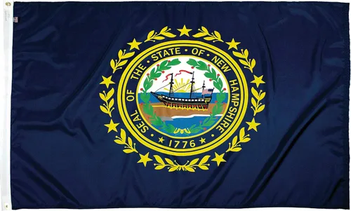Vista 49 de FlagSource Bandera del estado de Alabama, material de nailon 200D con certificación FMAA, resistente, fabricada en Estados Unidos, resistente a