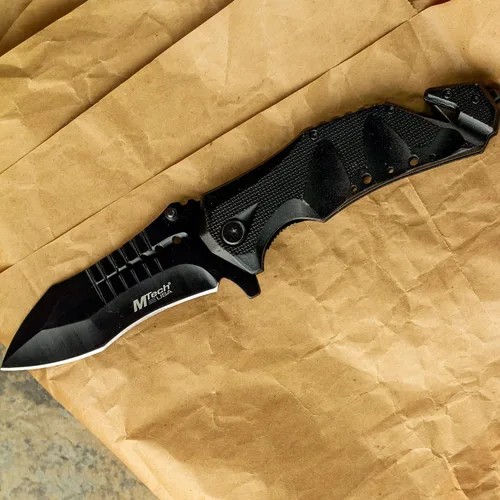 Vista 5 de MTech USA MT-A845BK Cuchillo con resorte, 5" cerrado, hoja negra