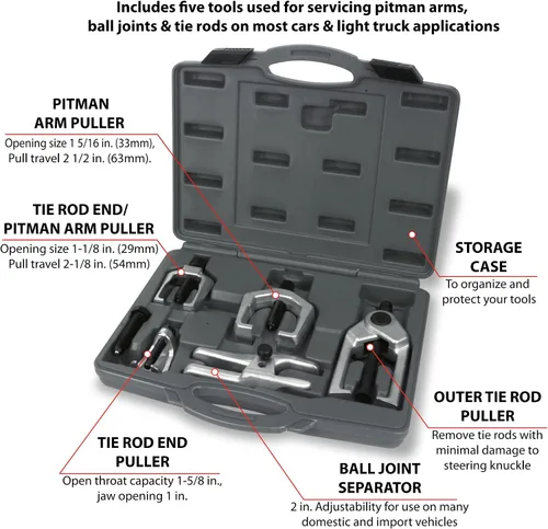 Vista 2 de Performance Tool W89303 Juego de servicio frontal, 5 piezas