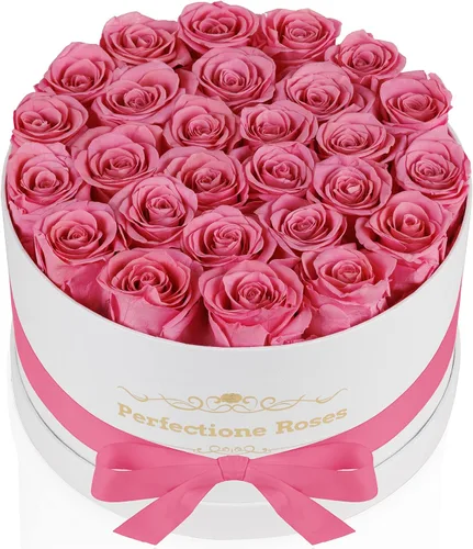 Vista 17 de Perfectione Roses 27 Rosas en una Caja, Rosa del Día de la Madre, Flores Preservadas para Ella, Flores para Entrega, Regalos de Cumpleaños