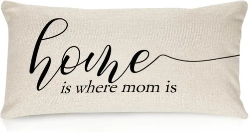Vista 4 de Better When We are Together - Fundas de almohada lumbar de 12 x 20 pulgadas con citas divertidas de algodón y lino para sofá, decoración de sala
