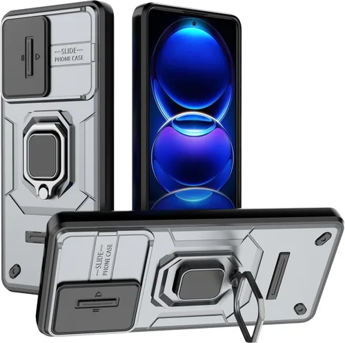Vista 21 de Funda de teléfono móvil para Xiaomi Redmi A3/Xiaomi Poco C61 Soporte de coche Soporte Ventana corredera Cubierta protectora a prueba de golpes