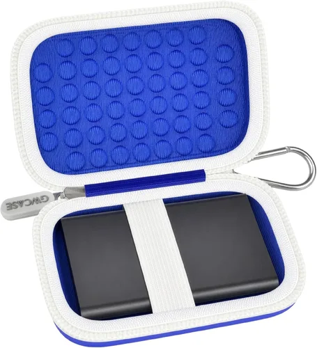 Vista 16 de GWCASE - Funda para Samsung T9/T7/T7 Shield SSD, antigolpes, color negro Anti-Shock Bubble Lining; Elastic Band + Carabiner; Mesh Pocket for