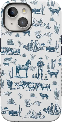Vista 92 de Casely Funda para iPhone 15 Plus Todas las cosas divertidas Diversión en días laborables Diseño protector audaz Compatible con MagSafe