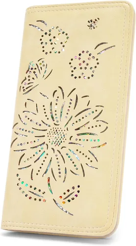 Vista 9 de Cartera con Bloqueo RFID para Mujeres Segura Delgada Bifold Cartera para Mujeres Ultra Delgada Billetera para Damas Bifold, 02-púrpura, Moda