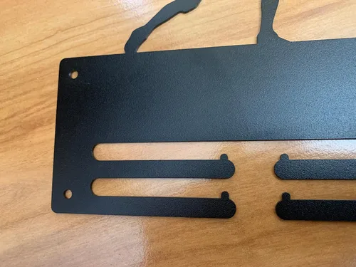 Vista 9 de Soporte personalizado para medallas de gimnasia, nombre personalizado, colgador de medallas de metal deportivo para pared, marco de exhibición