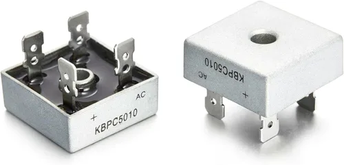 Vista 4 de Chanzon KBPC2504 Puente Rectificador Diodo 25A 400V KBPC Monofásico, Onda Completa 25 Amp 400 Voltios Diodos de Silicio Electrónicos