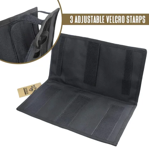 Vista 5 de WYNEX Organizador de visera de coche, panel plegable MOLLE, apto para Negro