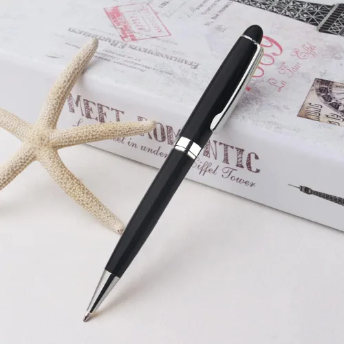 Vista 6 de EDSG Bolígrafos personalizados para hombres y mujeres, regalo personalizado, bolígrafos grabados para él, marido, papá, abuelo, bolígrafo Negro