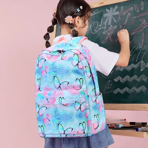 Vista 6 de CAMTOP Mochila escolar para niños, niñas y niños con lonchera para jardín de infantes y primaria, juego de bolsa de libros para edades de 4 a 10 años