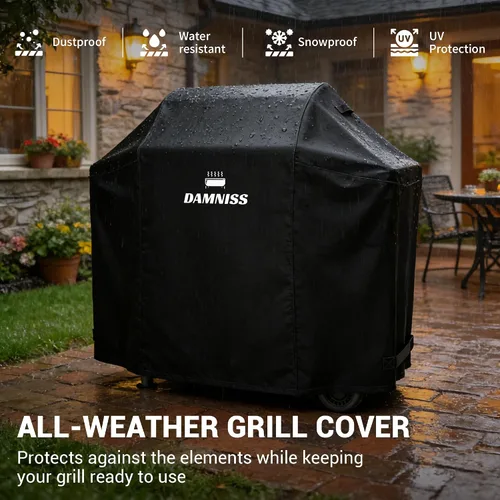 Vista 8 de DAMNISS Parrilla Eléctrica de Pellets de Madera 8 en 1 Parrillas BBQ para Parrilla al Aire Libre con Alimentación Automática y Control