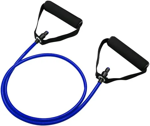 Vista 2 de 1 Pcs Resistance Bands with Handles, Exercise Fitness Workout Band with Soft Foam‑Padded Handles Suitable, for Resistance Training, Physical
