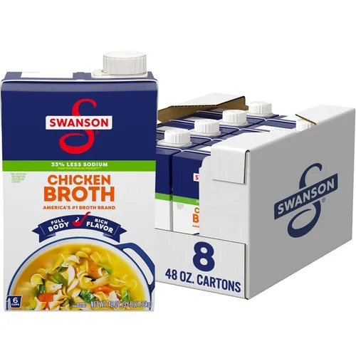 Vista 14 de SWANSON S Caldo de pollo Natural Goodness, cartón de 48 onzas