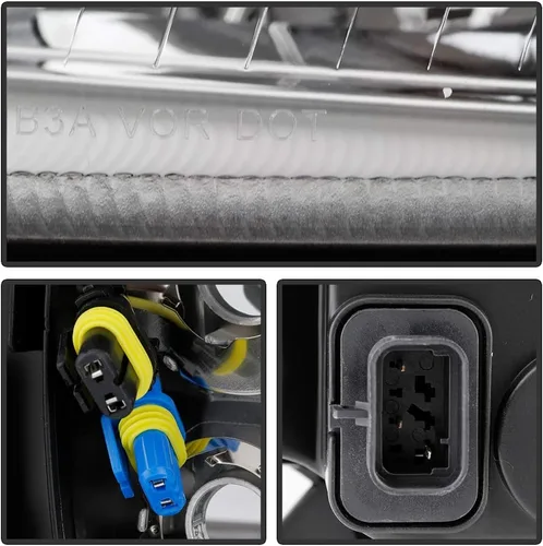 Vista 7 de ACANII - Para 2004-2012 Freightliner Business Class M2 106 112 Cromado Faros delanteros Par Izquierdo+Derecho