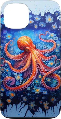 Vista 7 de Funda con diseño de criatura marina de pulpo Kraken para iPhone 17