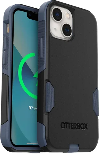 Vista 10 de OtterBox Funda para iPhone 13 mini y iPhone 12 mini Commuter Series, color negro, delgada y resistente, apta para bolsillo, con protección de puerto