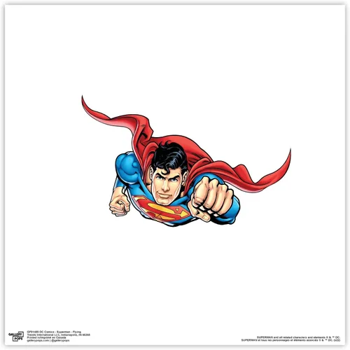Vista 9 de Trends International Gallery Pops DC Comics Superman - Póster de pared volador, 12 x 12 pulgadas, versión enmarcada en negro Versión con marco negro