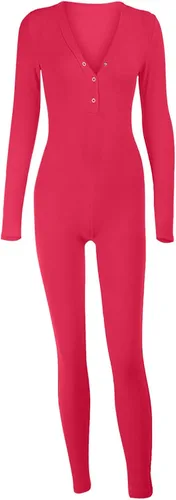 Vista 5 de Pijama de Navidad para mujer, con botones, funcional y solapa abotonada, para adultos, pijama acogedora