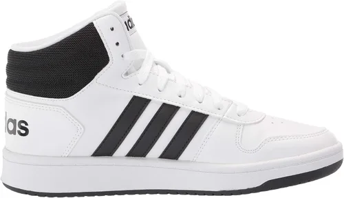 Vista 6 de adidas Hoops 2.0 Mid - Tenis de baloncesto para hombre, Blancotintaescarlata